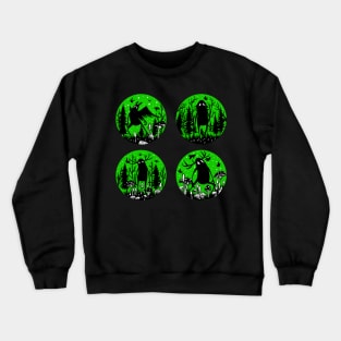 Cryptid Circle Collection Mothman Sasquatch Forest Guardian Ent Bigfoot Crewneck Sweatshirt